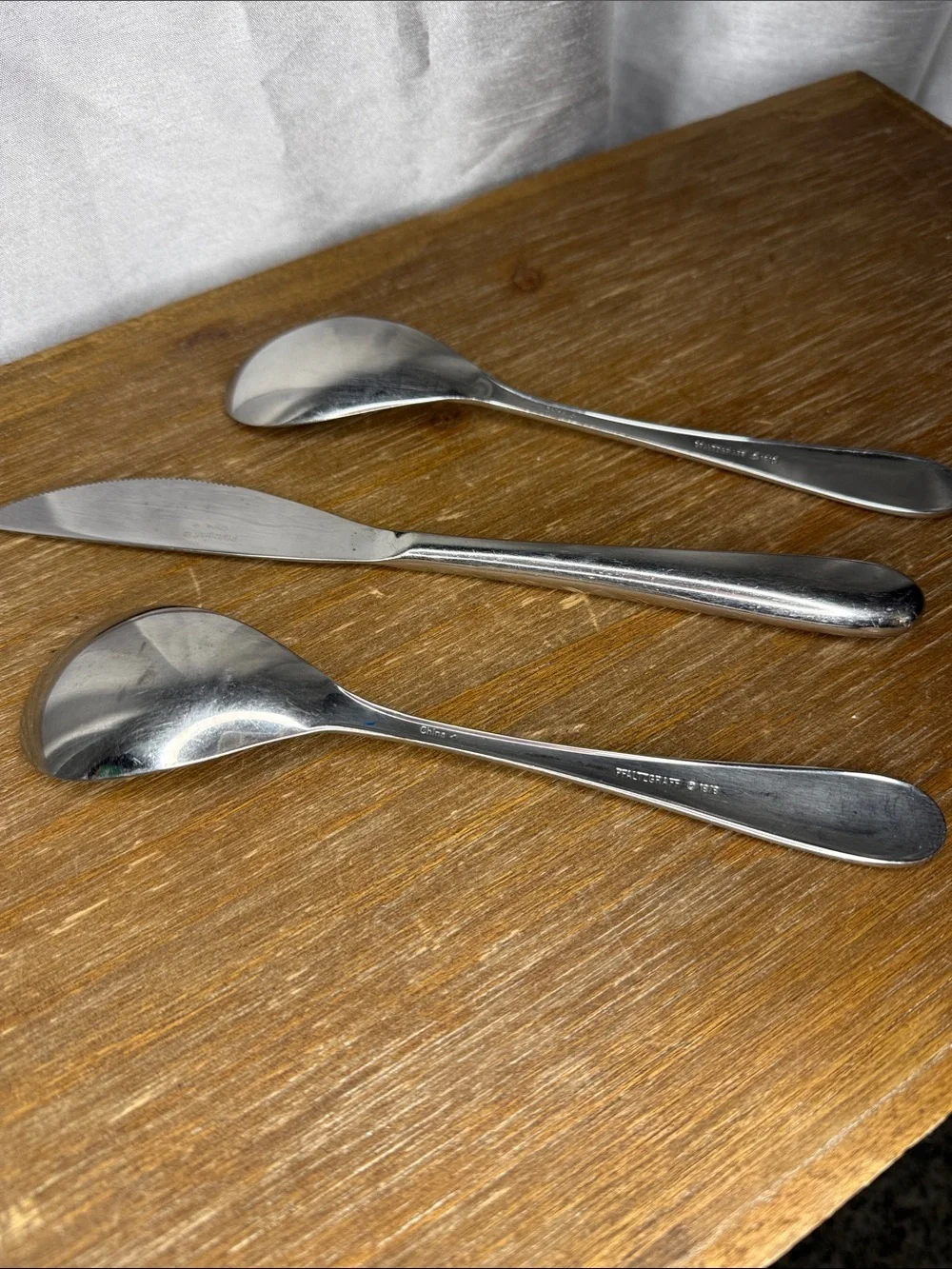 Pfaltzgraff Sonya Set Glossy 18/8 Stainless Steel Ergonomic Set Spoons & Knife